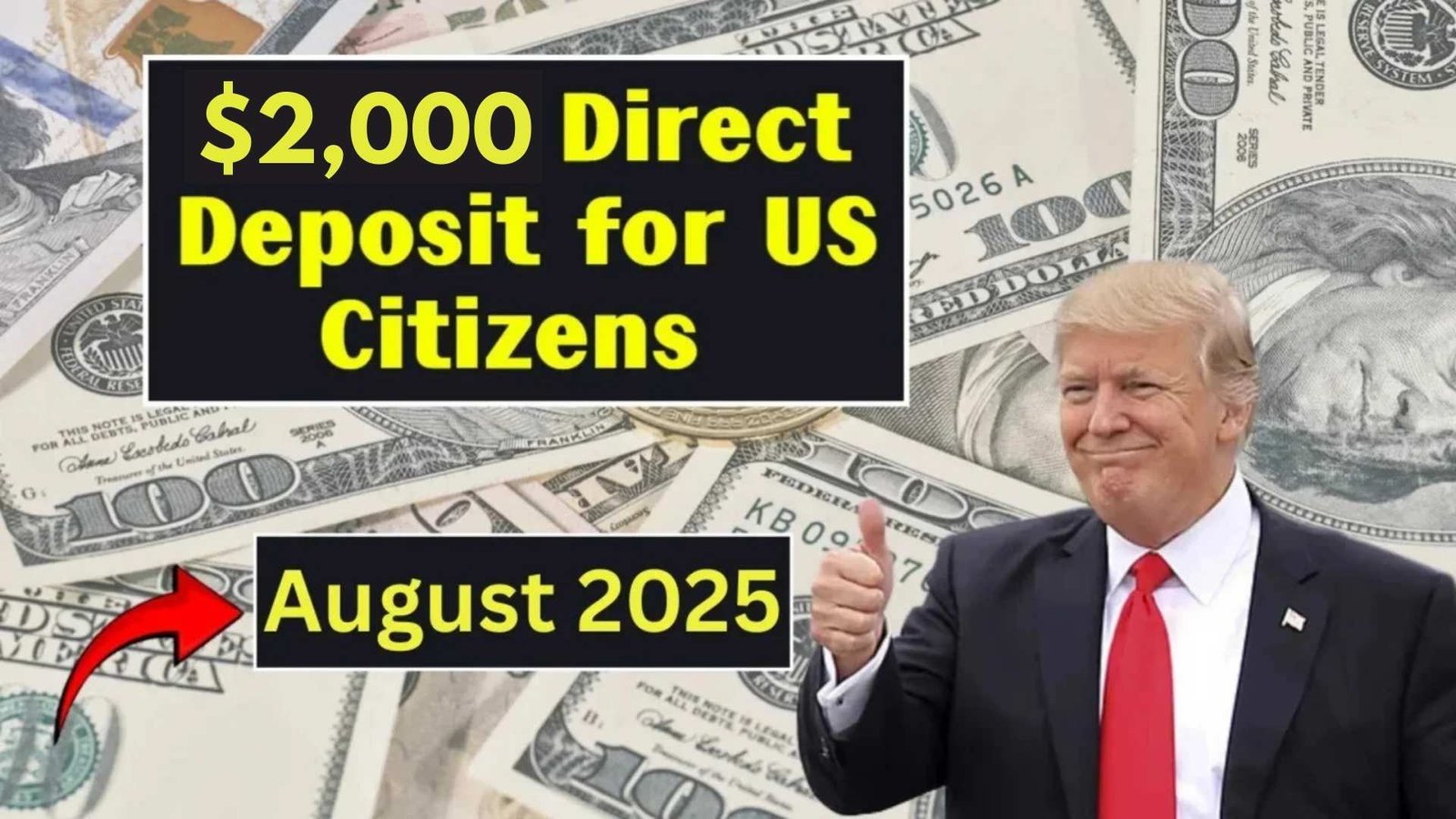 $2,000 Direct Deposit for US Citizens in August 2025 – IRS Dates & Payment Guide