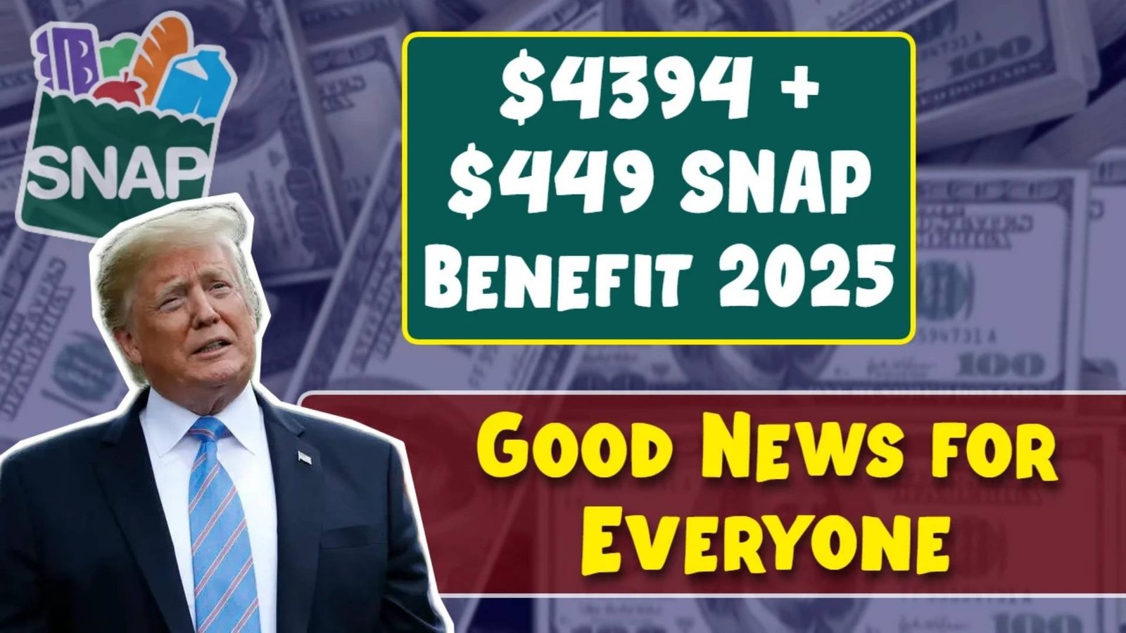$4,394 + $449 SNAP Benefit 2025 – Check Eligibility & Payment Dates
