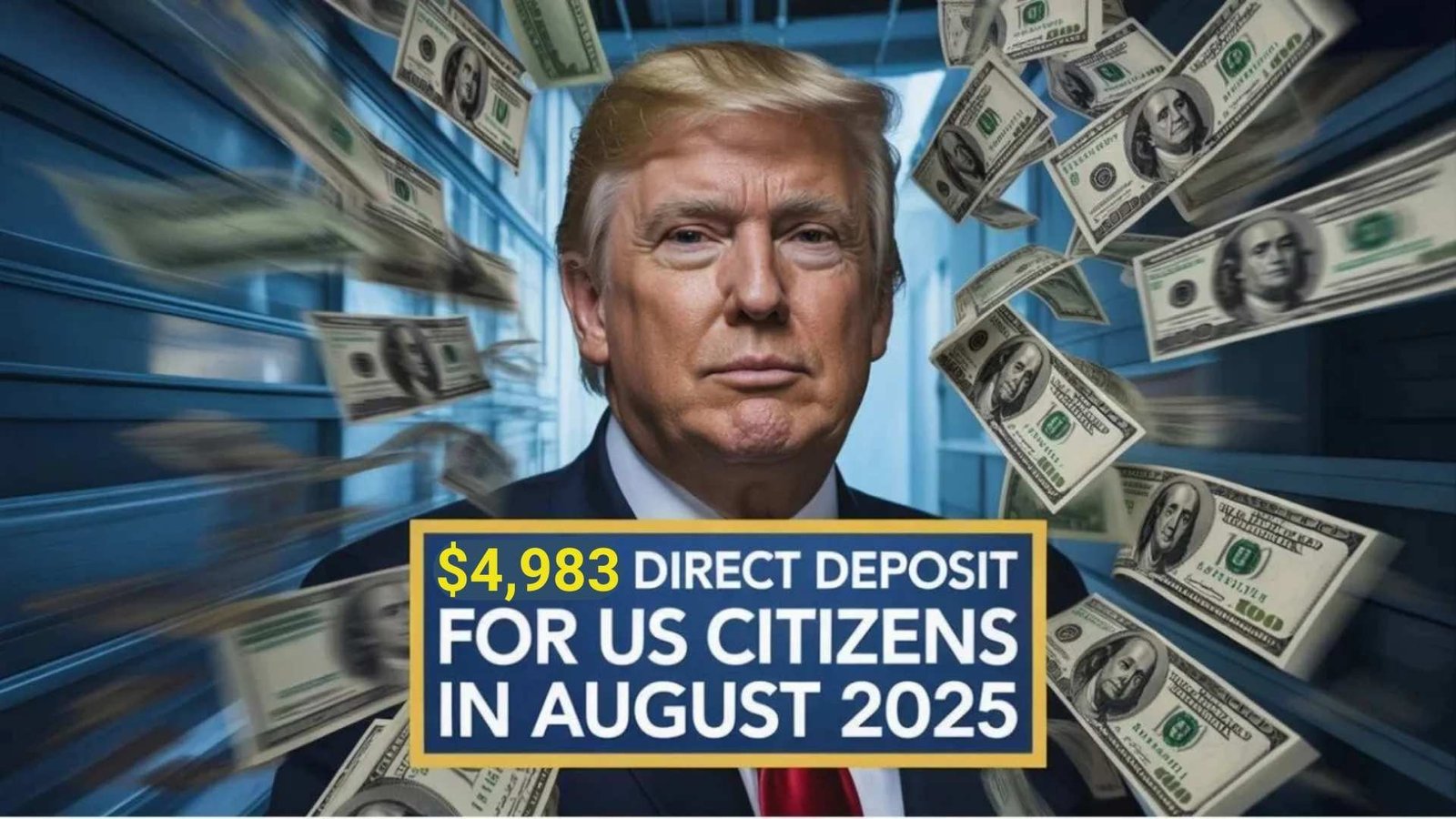 $4,983 Direct Deposit Coming August 2025 For Everyone – Check Eligibility & Payment Schedule